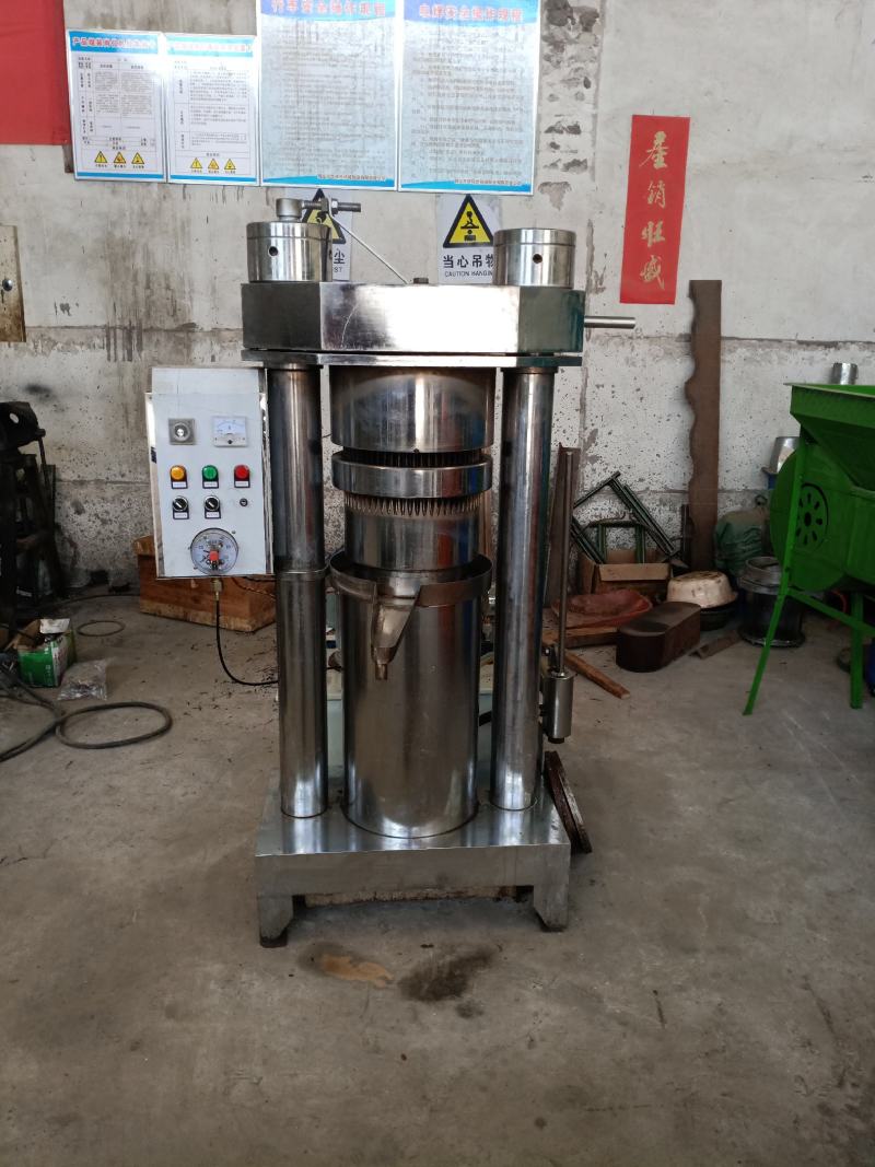 立式全自动芝麻核桃榨油机出油率高茶籽花椒籽液压榨油机