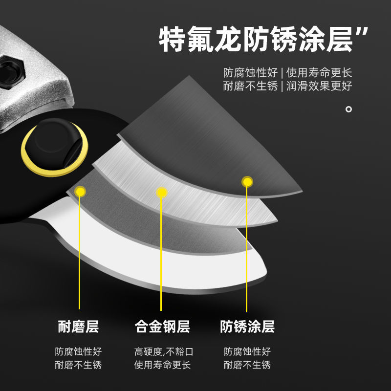 果枝剪〈包邮〉剪枝果树修枝剪刀园艺园林修花枝剪家用强力剪