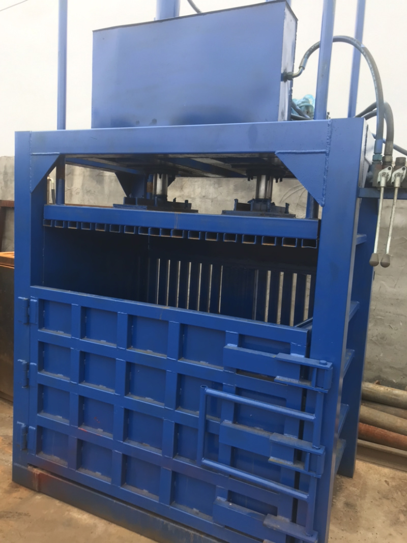 立式液压打包机塑料瓶压缩机小型废纸液压打包机