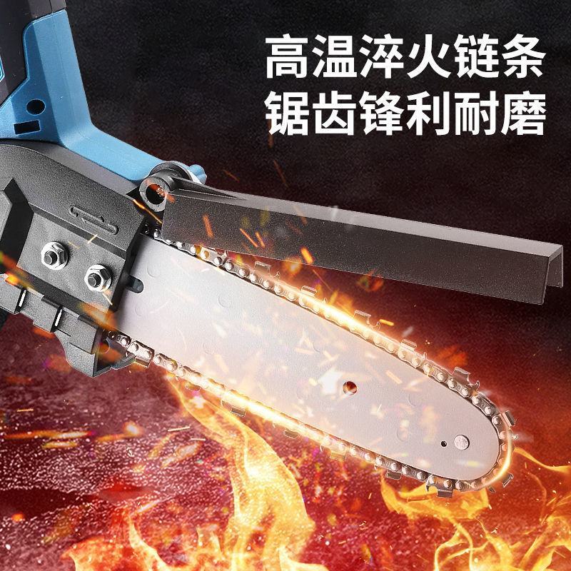 无线充电式锂电电锯单手锯手提式电链锯伐木锯果园休枝电动锯