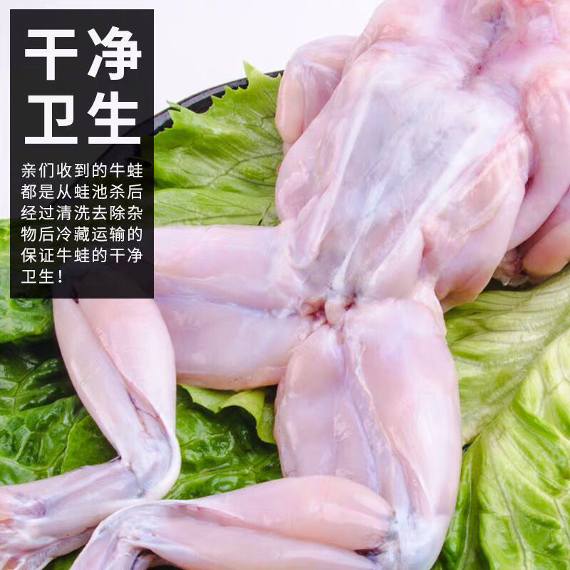 特级大牛蛙去皮去内脏牛蛙量大从优田鸡肉
