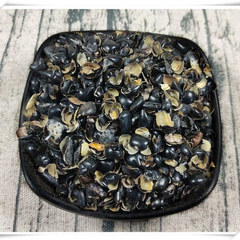 黑豆衣天然纯新货黑豆皮乌豆衣料豆衣500克