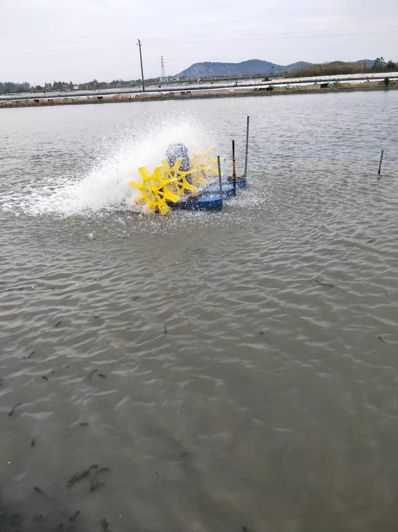 （包邮）水车式鱼塘增氧机养殖大型制氧叶轮式增氧泵大功率