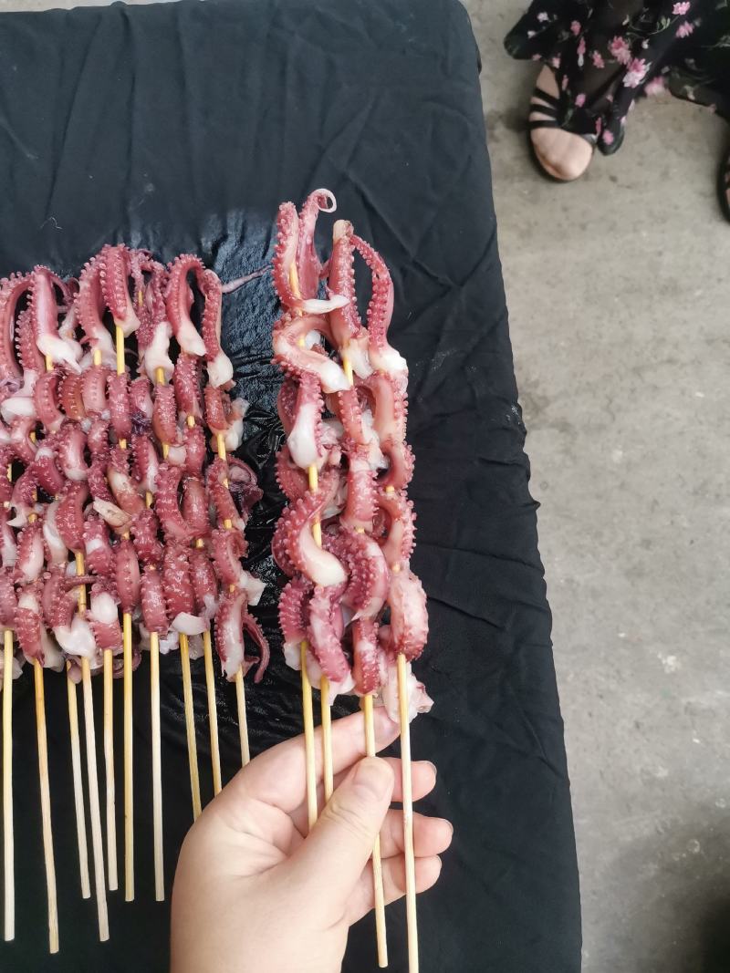 章鱼足串小凤舞串40g*200串新鲜不缩水苏浙沪皖包邮