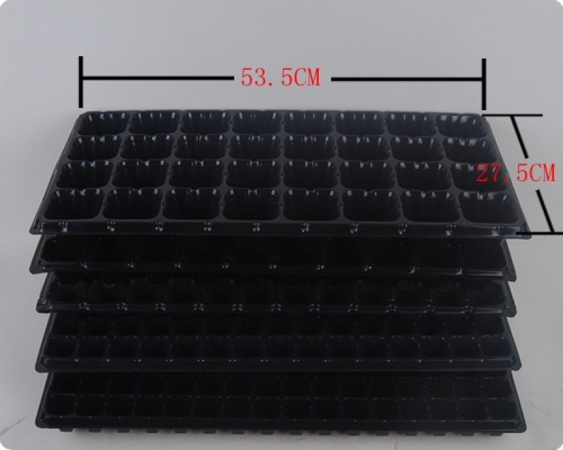 育苗穴盘营养盘多肉蔬菜种植盘高脚芽菜盘平盘加厚耐老化反复
