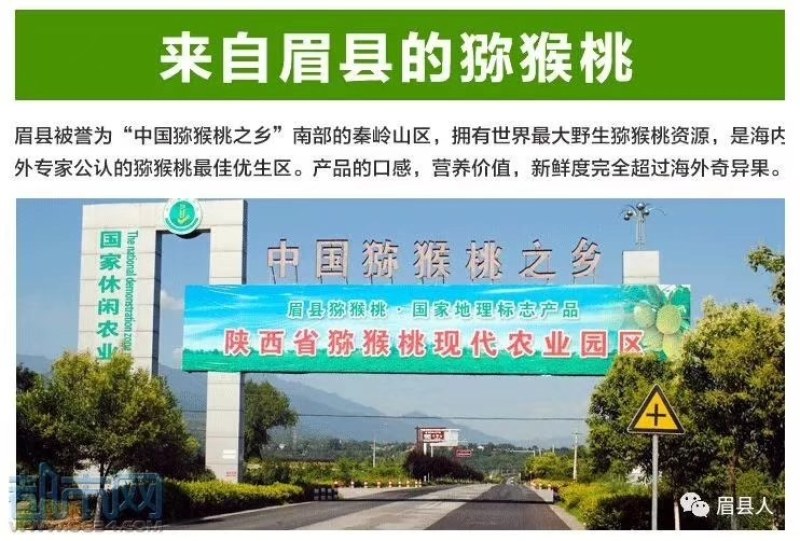 眉县徐香猕猴桃，中国猕猴桃之乡，眉县猕猴桃，酸甜刚刚好