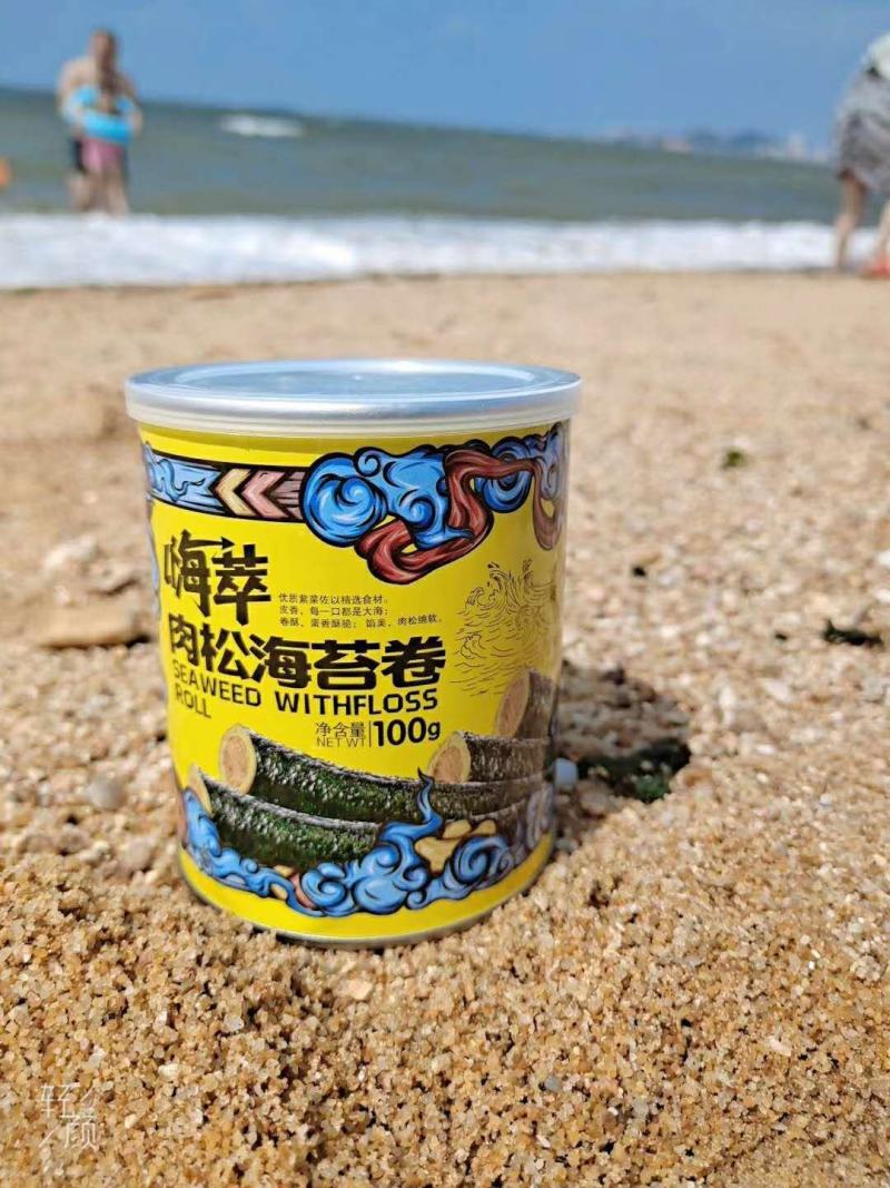 一件代发嗨萃肉松海苔蛋卷夹心脆儿童孕妇网红休闲零食即食
