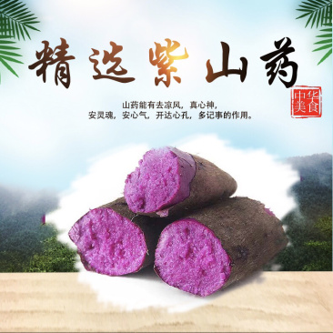 万亩紫山药种植基地，支持代办代发服务，欢迎咨询