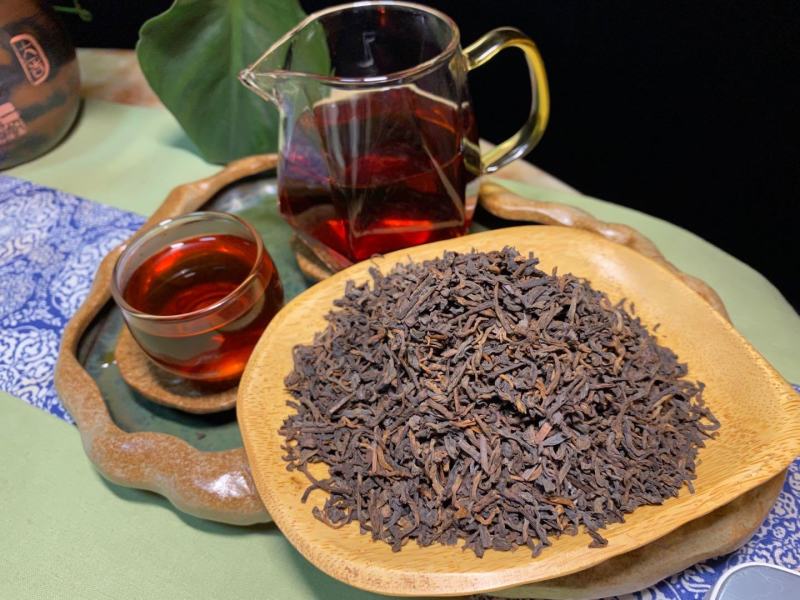 普洱熟茶特级散料500克特价:68元送茶盒一套厂家直