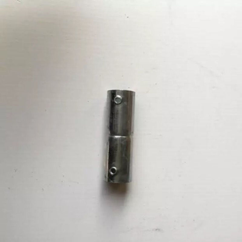 大棚配件外连接管直接头卷膜轴对接头圆管直连接管套管接头