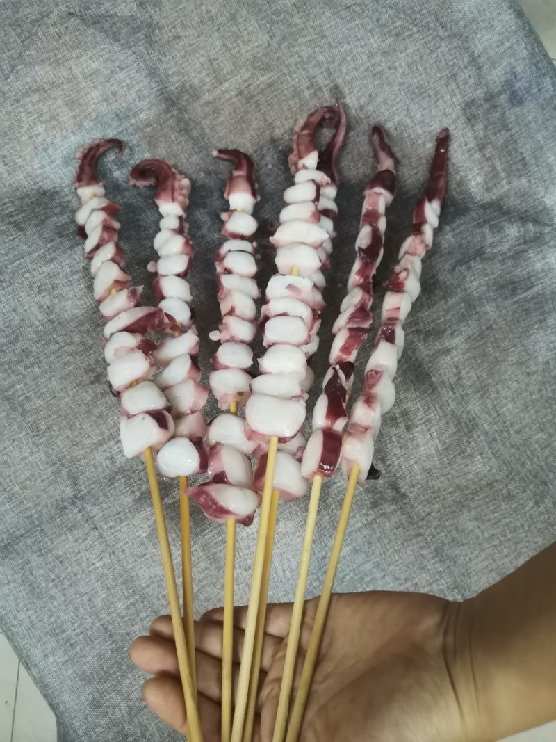 章鱼足串霸王龙珠串烧烤食材150克*100串苏浙沪皖包邮