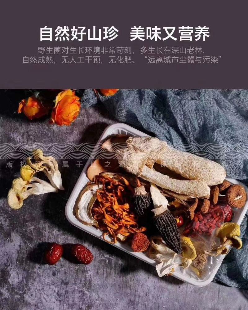 七彩菌汤包优质汤包品质保证云南特产品质保证