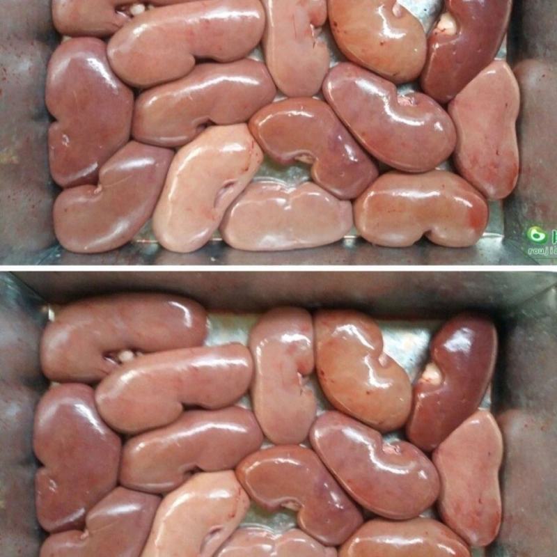 猪腰新鲜冷冻猪腰子皇冠牌工厂直销净重13斤左右面
