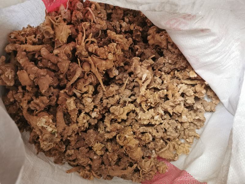 中药材、竹节参（白三七）、鄂西一号，鲜货干货，干度合格