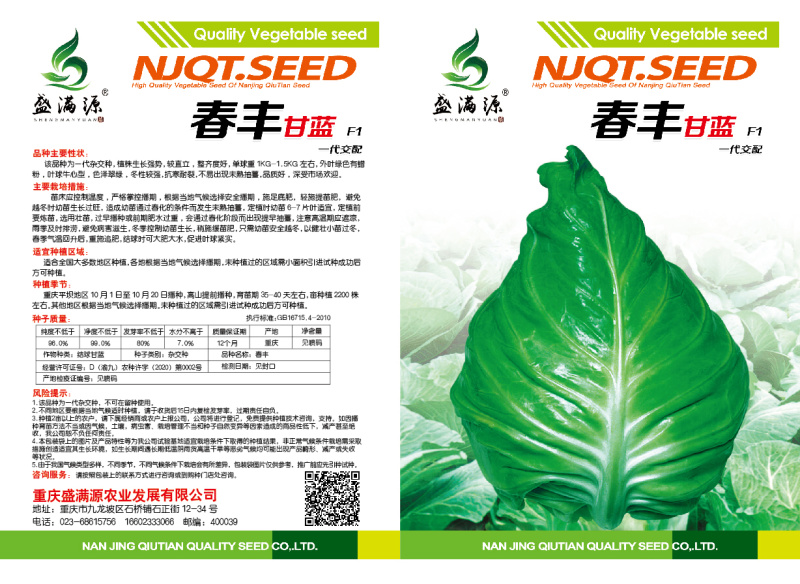 🔥春丰甘蓝牛心种子耐寒耐裂