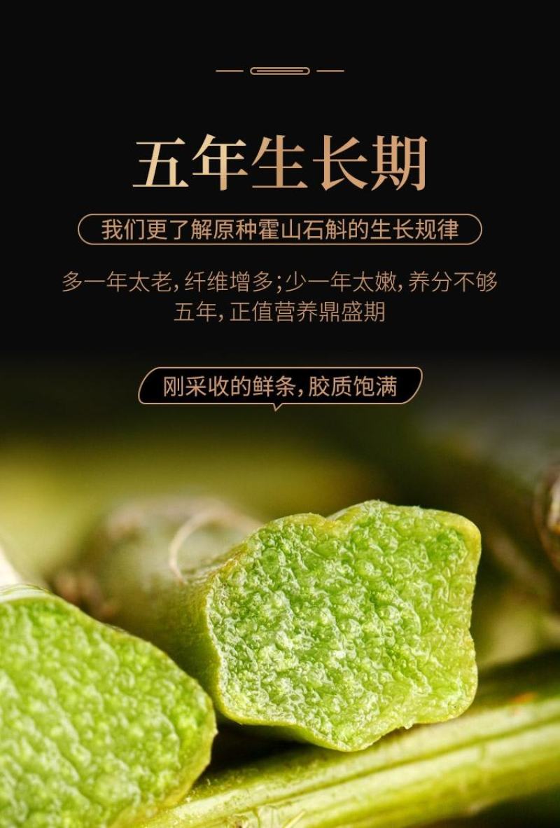 过检测霍山铁皮枫斗，合作社自产自销，石斛，精品石斛