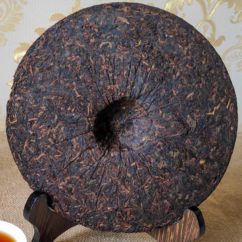 云粹滇蜜韵云南普洱茶熟茶饼茶357g云南七子饼茶勐海熟茶