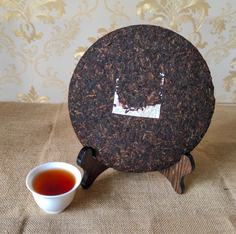 云粹滇蜜韵云南普洱茶熟茶饼茶357g云南七子饼茶勐海熟茶