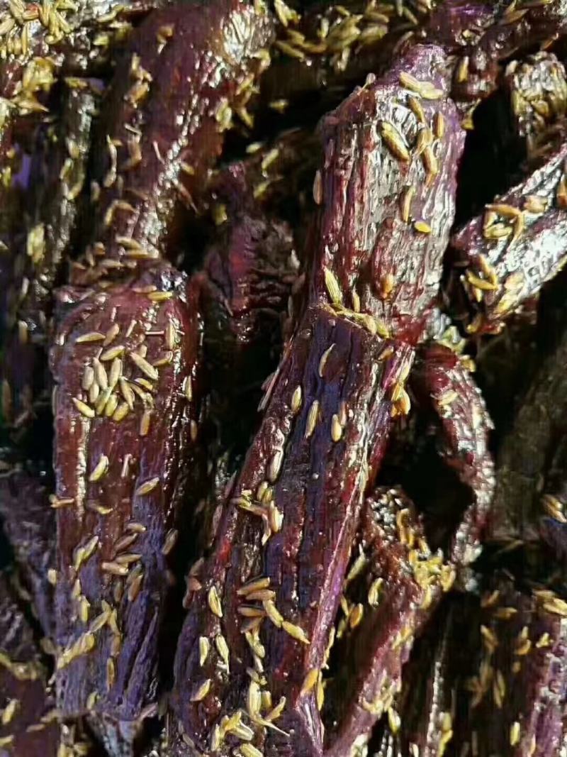内蒙特产，炉烤的牛肉干