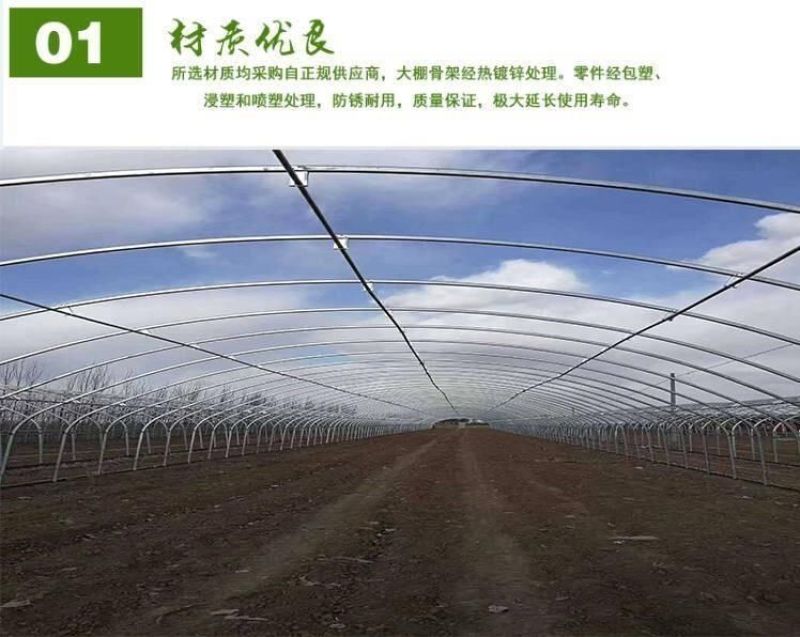 养殖温室大棚骨架可用于鸡鸭鹅猪牛羊养殖种植蔬菜大棚