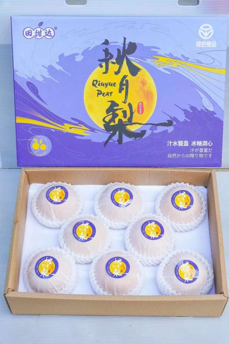 山东秋月梨礼盒装精品礼盒批发市场专用水果连锁店一件代发