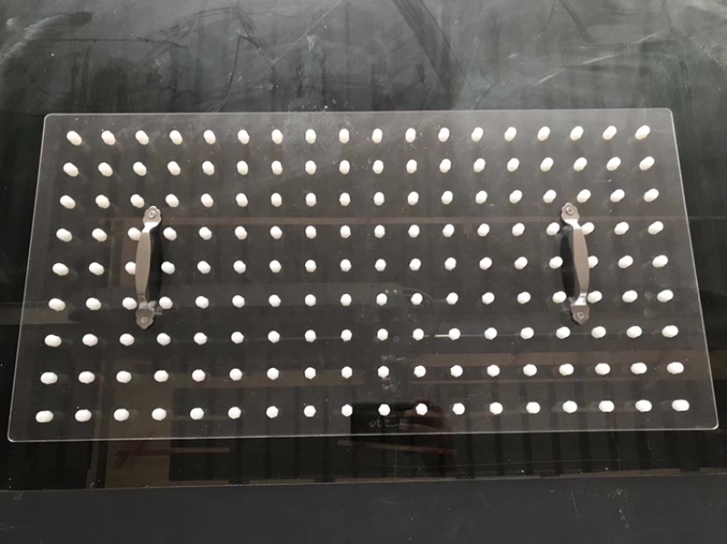 育苗穴盘压坑器打孔器育苗播种器泡沫漂浮盘