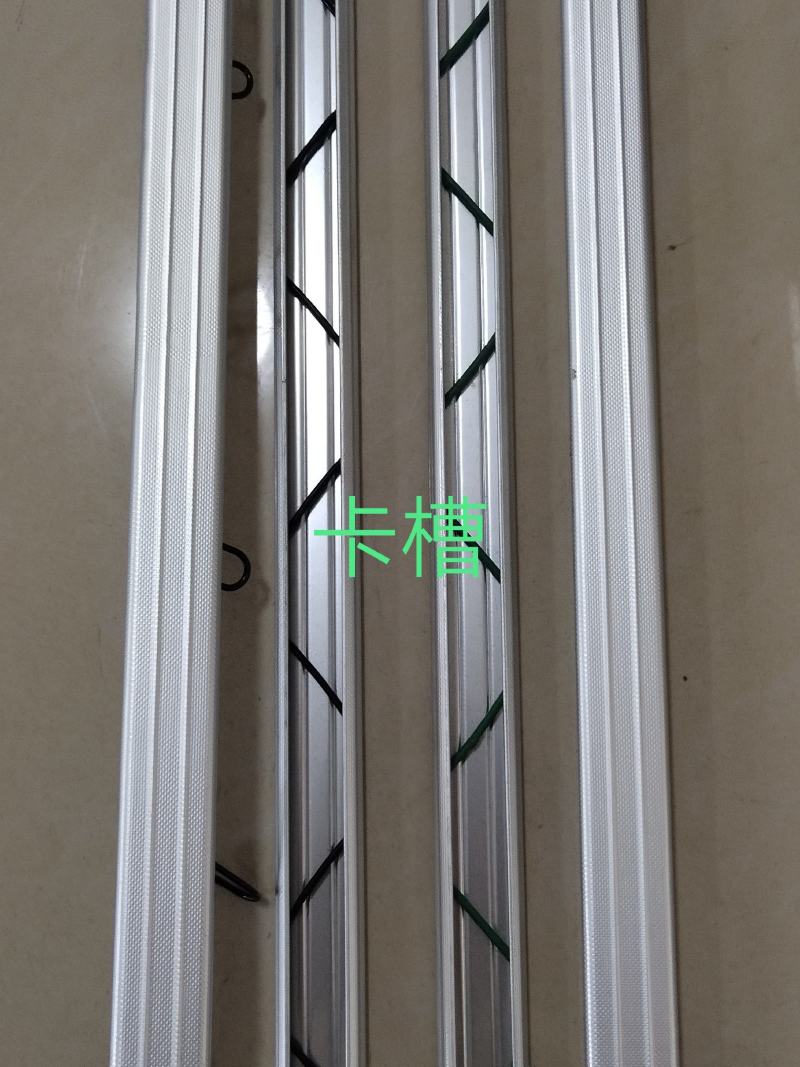 卡槽卡簧纳米卡槽镀锌卡槽铝合金卡槽大棚配件