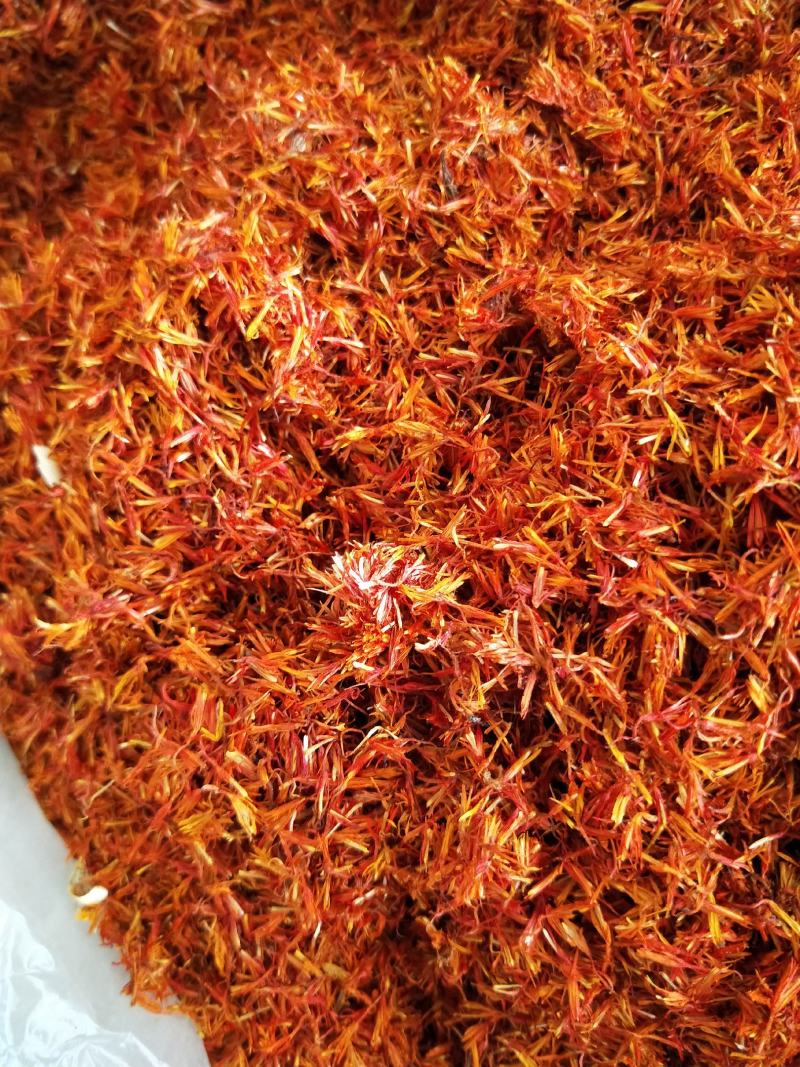 红花，本地红花实物拍摄无杂质，一手货源