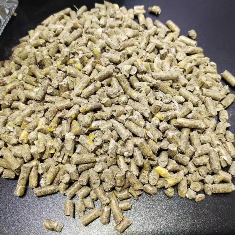 批量加工销售熟化草颗粒料牛羊马骆驼兔鹅草颗粒