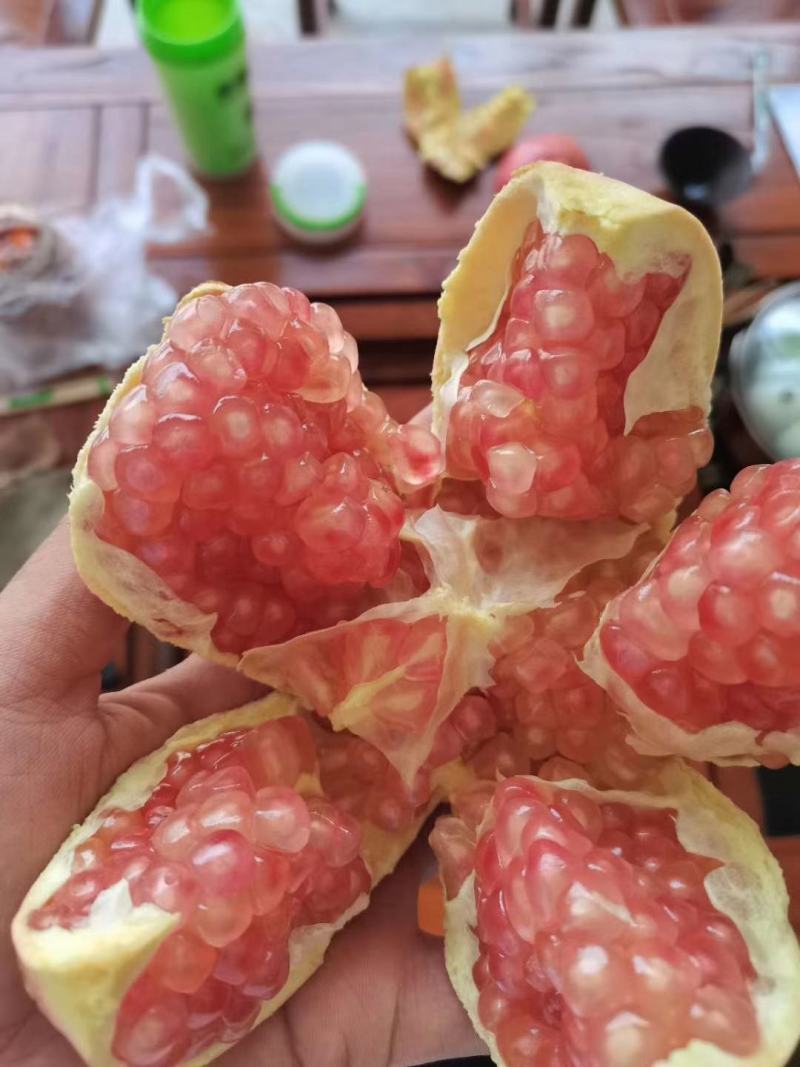 【云南蒙自薄皮绿籽石榴】个个精品粒大皮薄果大多汁