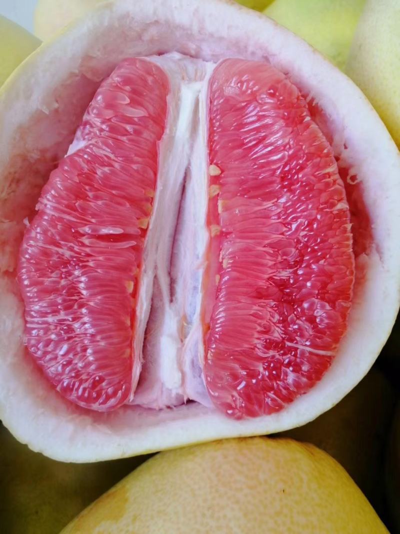 红蜜柚子口感甜水份足皮薄