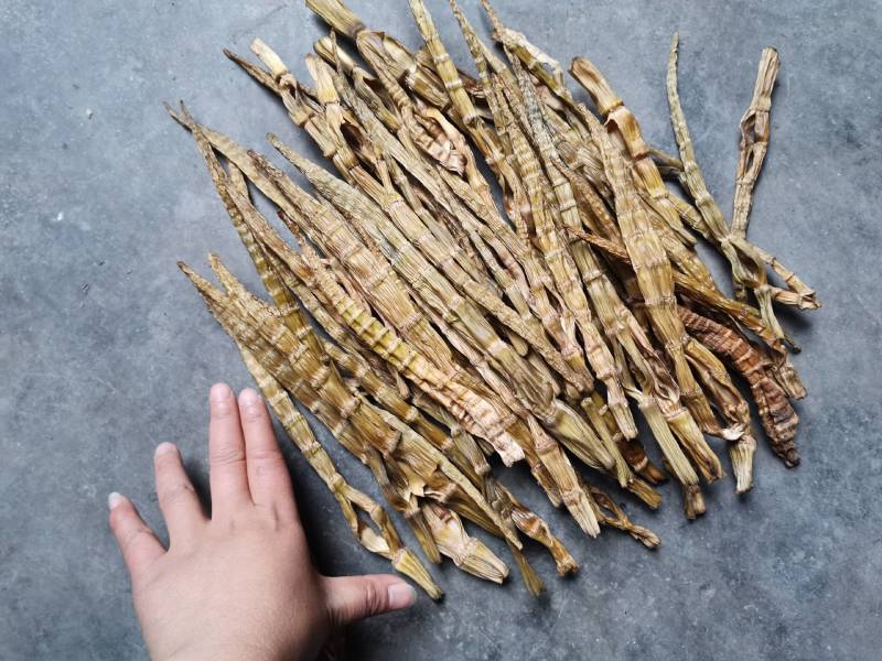 小黄笋，野生笋干，烟熏笋，黄笋干，
