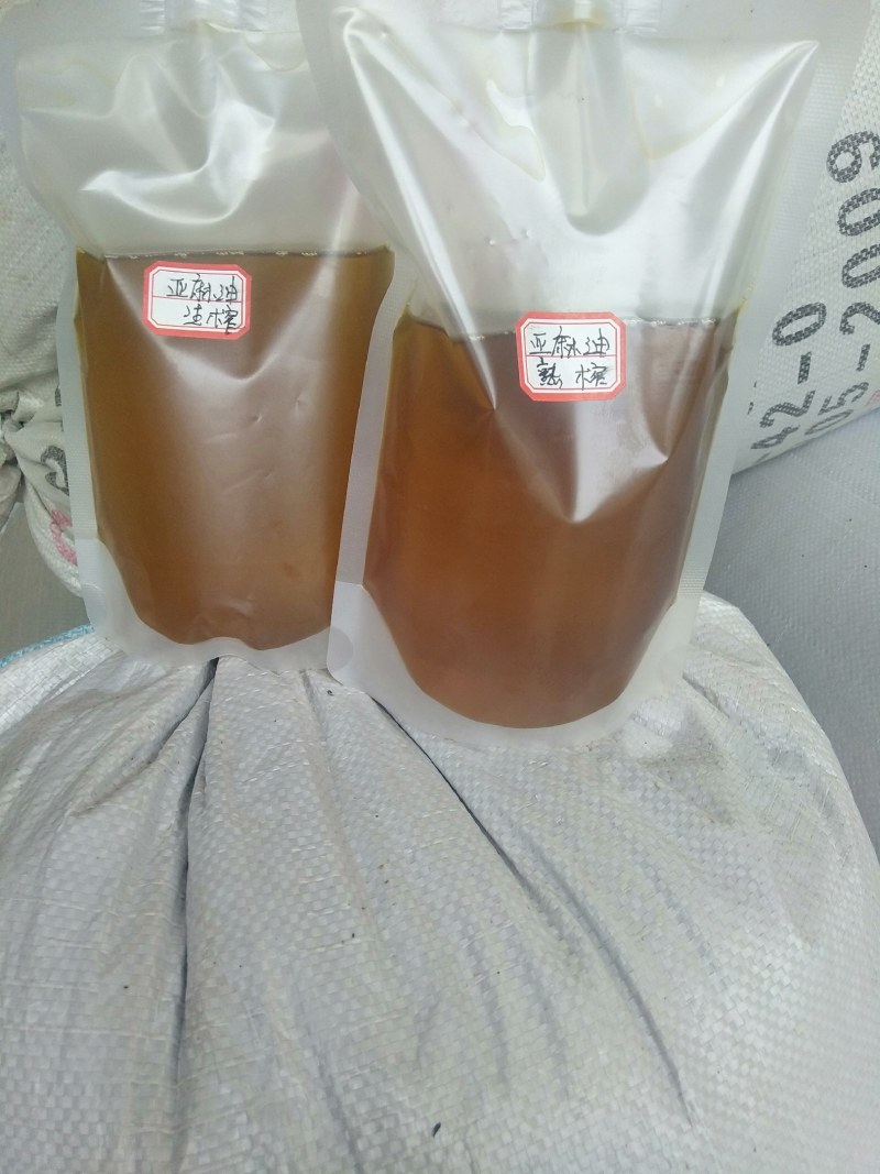 亚麻籽油5L冷物理压榨，无任何添加，精选亚麻籽(胡麻籽