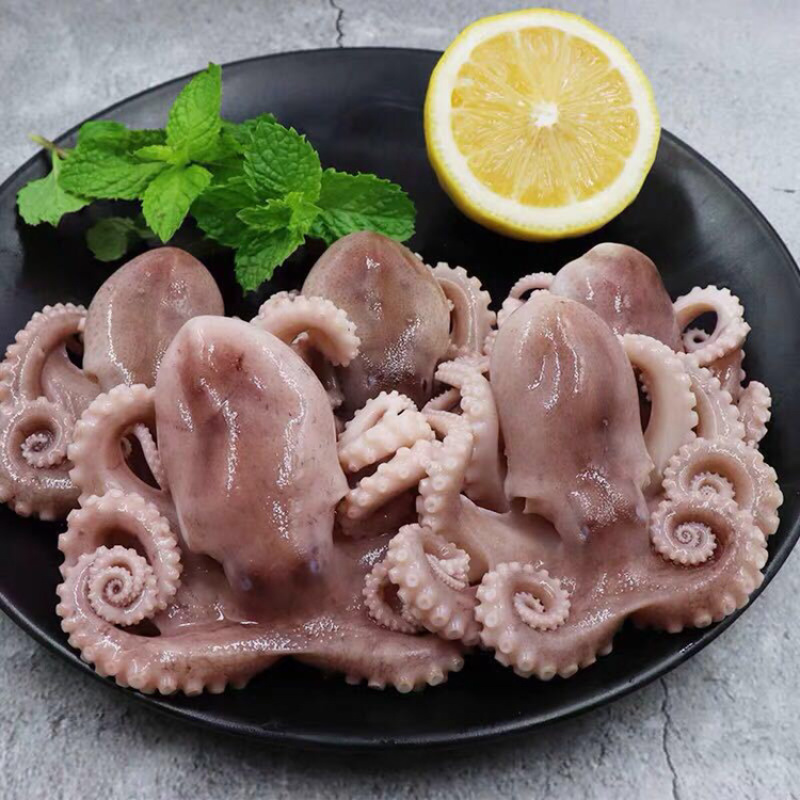 网红爆头八爪鱼，红烧酱焖。一盒300g打好包装