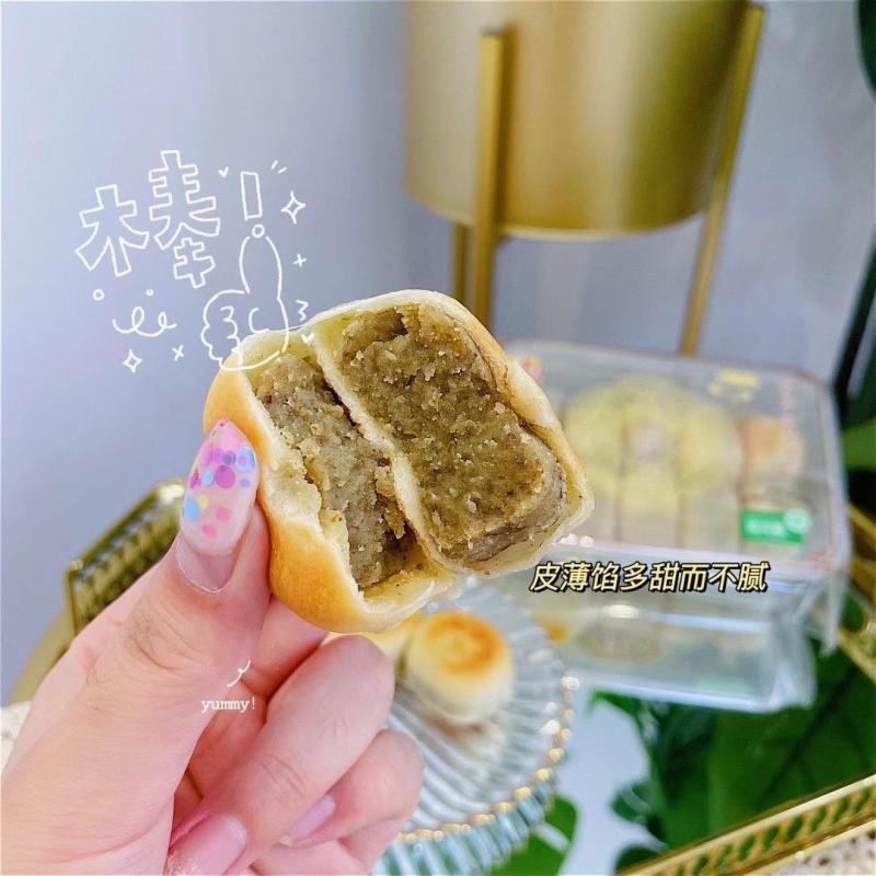 麦小白纯手工绿豆饼新鲜包邮发货