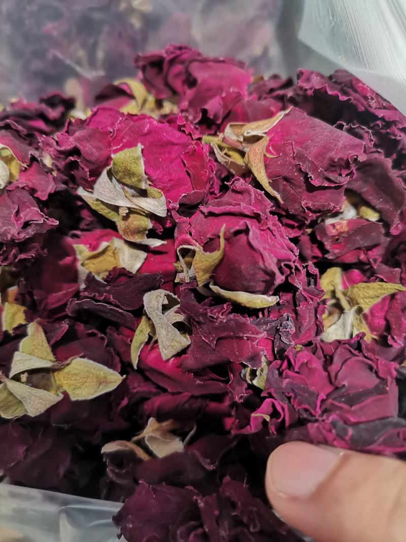墨红玫瑰花茶王冠玫瑰新货食用玫瑰精挑细选一件代发