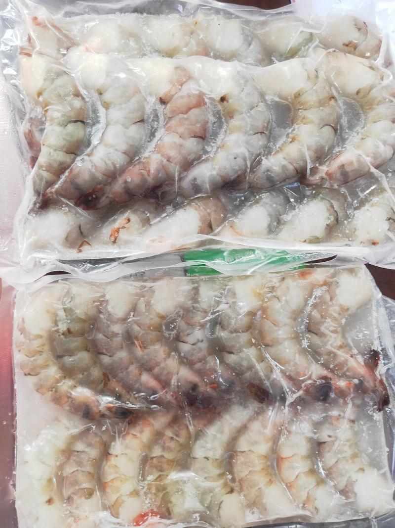 黑虎虾板冻虾仁，证件齐全，上海一手货源批发
