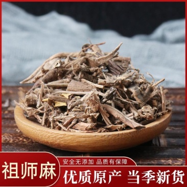 中药材野生祖师麻别名祖司麻大救驾走丝麻中药材