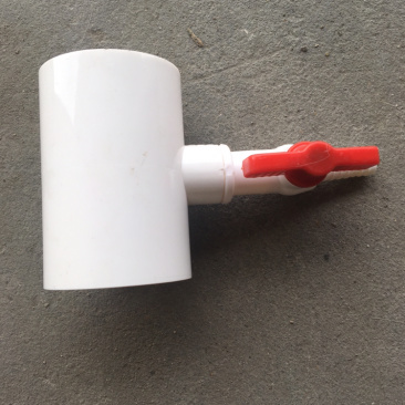 水产养殖配件PVC给水管专用气阀50*10MM
