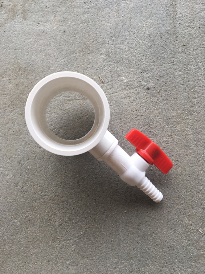 水产养殖配件PVC给水管专用气阀50*10MM