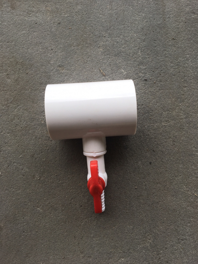 水产养殖配件PVC给水管专用气阀50*10MM