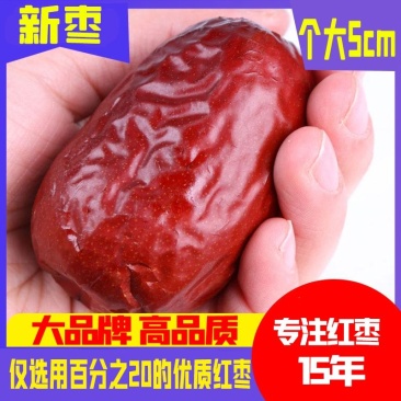 20年新货净重20斤新货新疆皮皮枣个大新疆红枣新疆特产