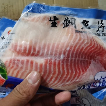 生鲷鱼片鱼排原味日式刺身煎烤料理生鱼片铁板烧寿司