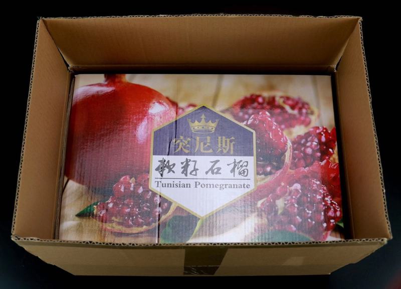 突尼斯软籽石榴6枚大果单果400g起礼盒装