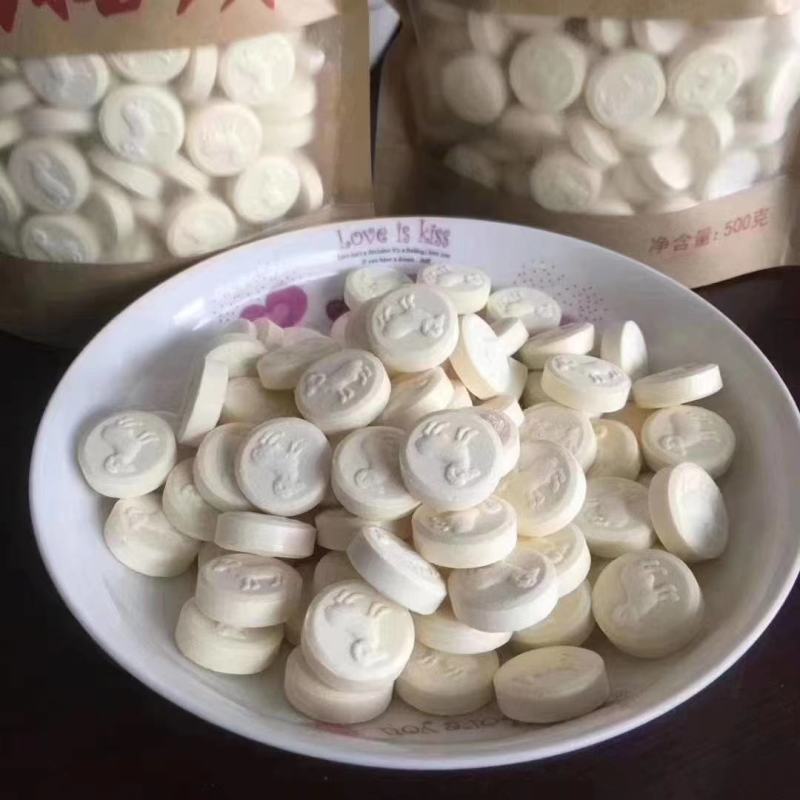 内蒙特产羊奶呗牛奶呗驼奶呗散装袋装休闲零食干吃奶片