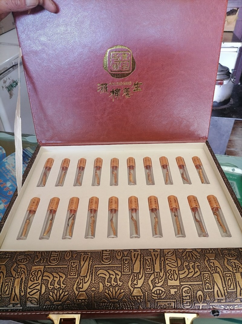青海果洛雪山冬虫夏草精品包装礼盒发往全国