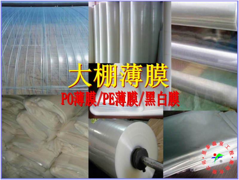 温室大棚薄膜PO膜PE膜黑白膜无滴长寿膜抗老化防雾滴昱泰