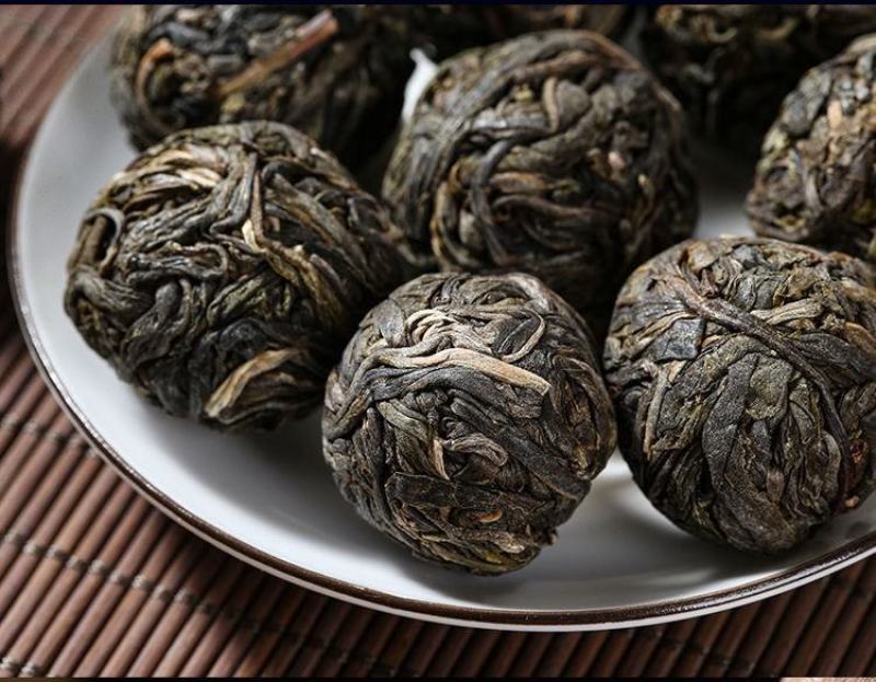云南普洱茶生茶小龙珠茶球形普洱生茶浓香型茶叶生普洱茶