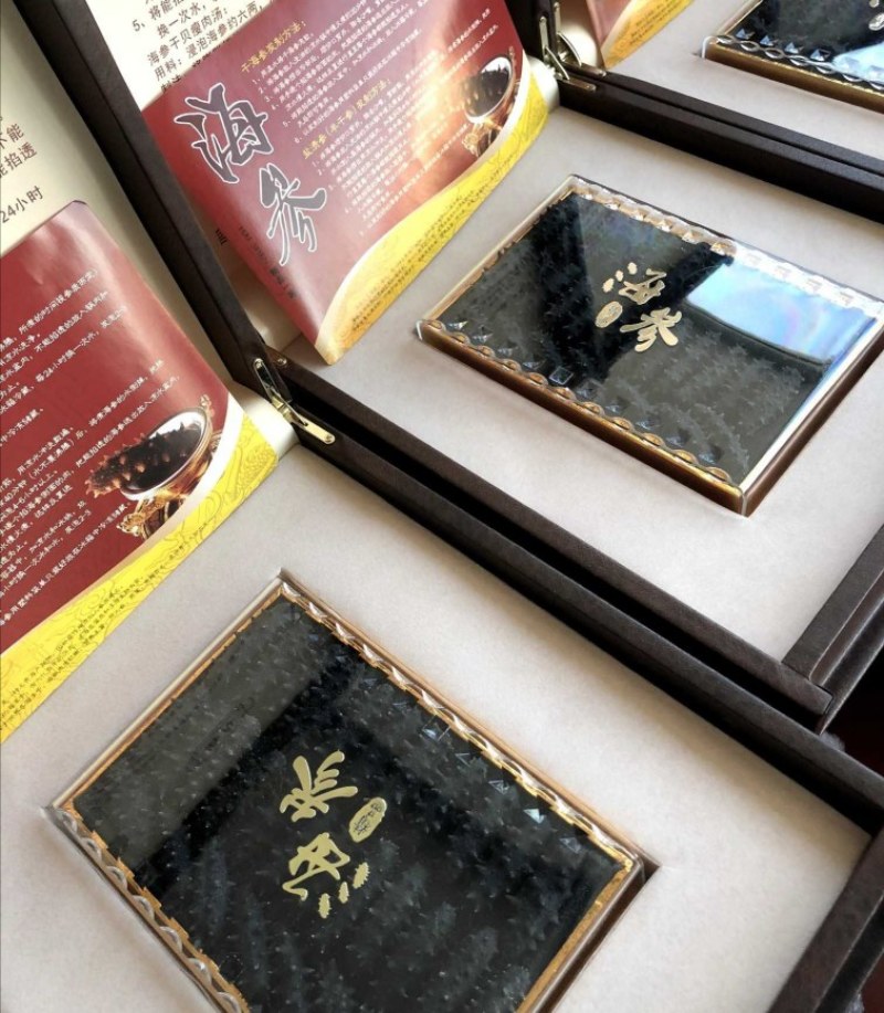 大连淡干海参批发特价每盒25到35个，实物拍摄