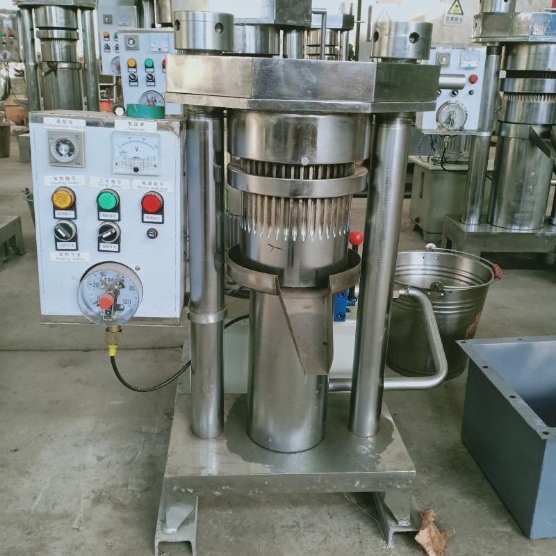 全自动油坊用320型立式液压榨油机山核桃花生菜籽榨油